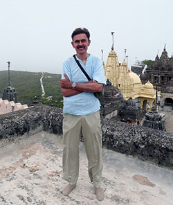 Gordon Holler at Mt. Palitana in Gujarat